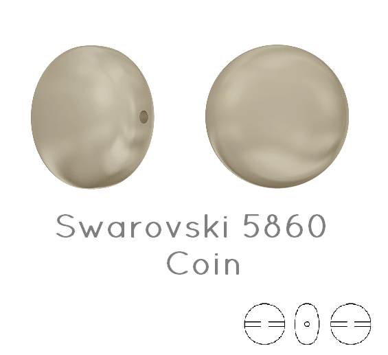 Découvrez nos SWAROVSKI Coin Crystal Pearls 5860