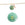 Beads wholesaler  - Green aventurine pendant 12mm astrological sign Gemini - Hole: 1mm (1)