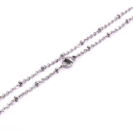 Buy Satellite chain necklace Stainless steel 50cm 2x2.5mm (1)