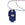 Beads wholesaler  - Fatma hand pendant Lapis lazuli and crystal eye 27x17mm (1)