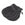 Beads wholesaler  - Black polyester purse shape pouch 12x9mm (4)