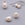 Beads Retail sales Freshwater oval pearls Semi-drilled white 9x6mm - Hole: 0.8mm (2)