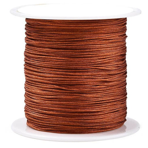 Buy Braided nylon cord 0.4mm sienna brown (5m)