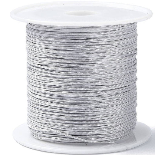 Buy Gray braided nylon cord - 0.4mm (5m)