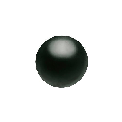 Preciosa Magic Black round lacquered bead - 4mm (20)