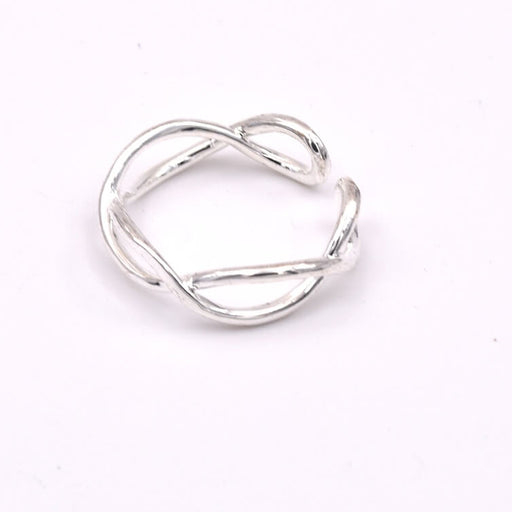 Buy Adjustable 925 silver ring 5mm width (1)