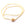 Beads wholesaler  - Torque necklace in creamy yellow silk and cotton thread 44cm (1)