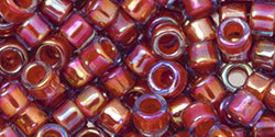 Buy cc1824 - AIKO Toho Beads 11/0 tube Orange-Lined Alexandrite Rainbow (2g)