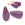 Beads wholesaler  - Drop resin bead Purple 33x16.5mm - Hole: 1.5mm (2)