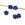 Beads Retail sales Lapis lazuli star bead 4x2mm - Hole: 0.8mm (5)