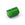 Beads wholesaler  - Carved tube bead in green tinted jade 14x10mm - hole: 3.5-5mm (1)