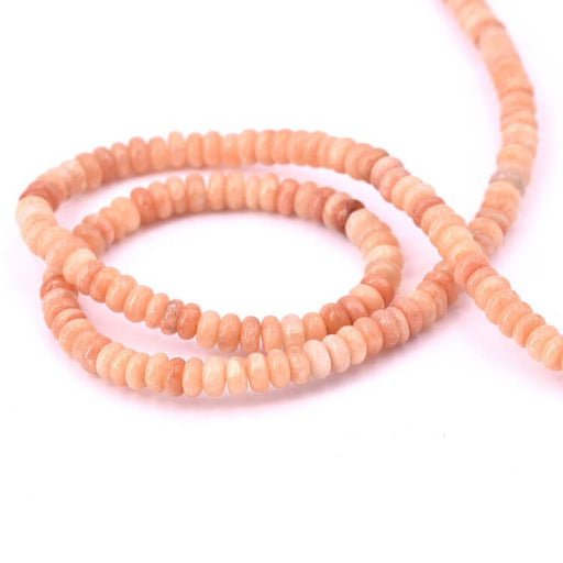 Sunstone donut rondelle bead 4.5x2.5mm (1 strand - 38cm)