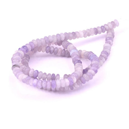 Buy Lilac Jade donut rondelle bead 4.5x2.5mm (1 strand - 38cm)