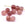 Beads Retail sales Large rondelle beads strawberry quartz - 10x9mm - Hole: 1.2mm (10)