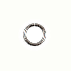 6 Mm Silver Jump Rings For Jewelry Making Open Single Loops Mini Ring �