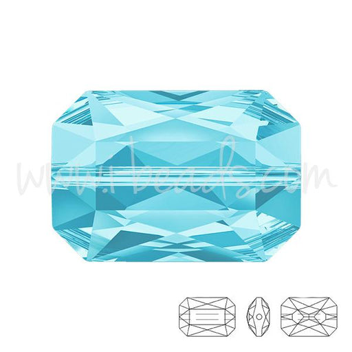 Buy Swarovski 5515 Emerald cut bead aquamarine 18x12mm (1)