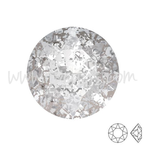 Buy Swarovski 1088 xirius chaton crystal silver patina effect 6mm-ss29 (6)