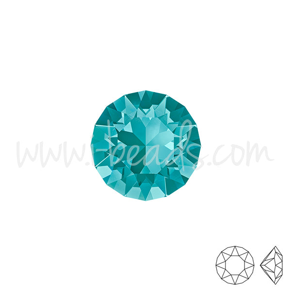 Swarovski 1088 xirius chaton blue zircon 8mm-ss39 (3)