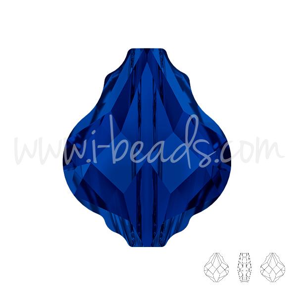 Swarovski 5058 Baroque bead dark indigo 10mm (1)