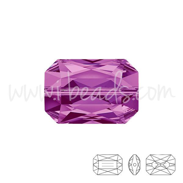 Swarovski 5515 Emerald cut bead amethyst 14x9.5mm (1)